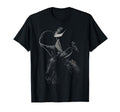 Rodeo Cowboy Dark Western Horse Art T-Shirt - Casual Everyday Wear Unisex - T-Shirt, Sweatshirt, Hoodie